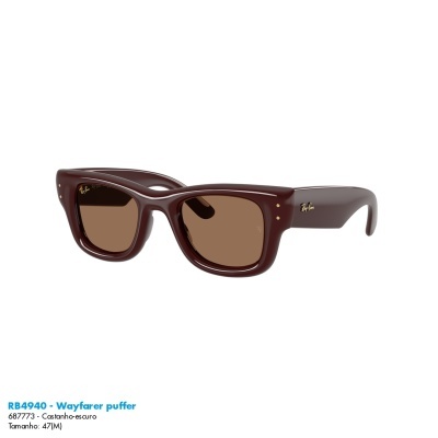 Óculos de sol Ray-Ban RB4940 - Wayfarer puffer