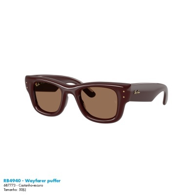 Óculos de sol Ray-Ban RB4940 - Wayfarer puffer