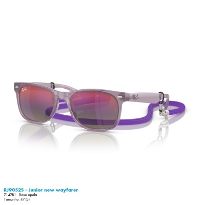 Óculos de sol Ray-Ban RJ9052S JUNIOR NEW WAYFARER
