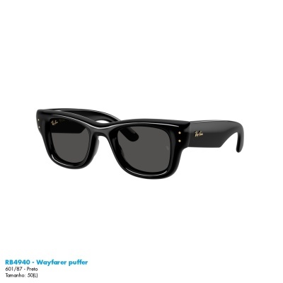 Óculos de sol Ray-Ban RB4940 - Wayfarer puffer