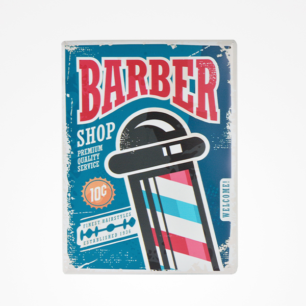 Zmen&#x20;Placa&#x20;BARBEARIA&#x20;N&#x00BA;&#x20;05&#x20;VINTAGE