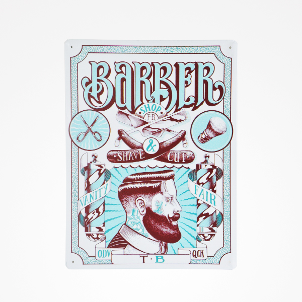 Zmen&#x20;Placa&#x20;BARBEARIA&#x20;N&#x00BA;&#x20;03&#x20;VINTAGE