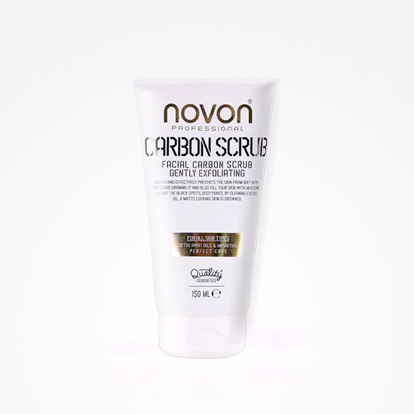 MASCARA FACIAL CARBON SCRUB GENTLY EXFOLIATING NOVON