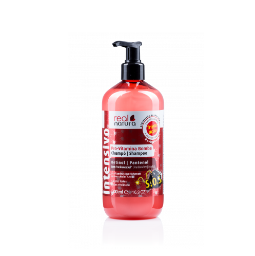 Real Natura Shampoo Pro-Vitamina Bomba SOS 500ml