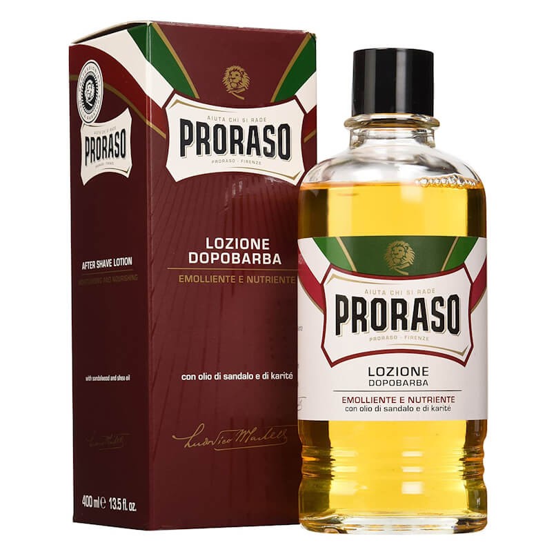 PRORASO RED AFTERSHAVE LOTION 400ML