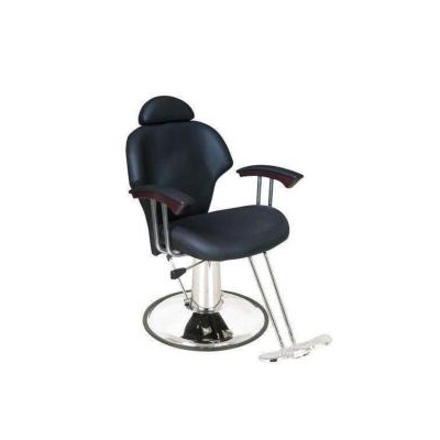 Italian Design Cadeira de Barbeiro e maquilhagem Unisex Preta