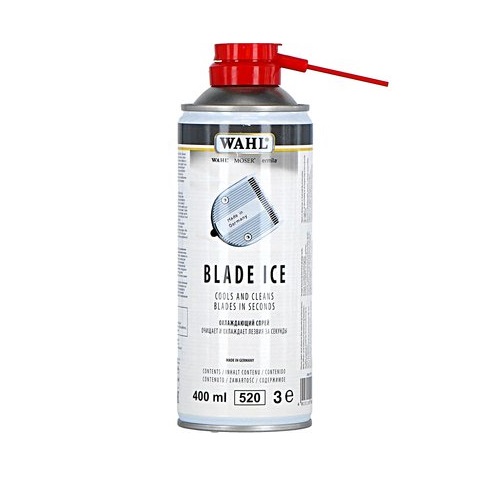 Spray WAHL Blade Ice para limpeza e arrefecimento de lâminas
