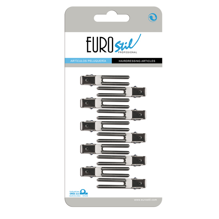 Eurostil&#x20;Ganchos&#x20;Duplos&#x20;Pequenos&#x20;Pack.&#x20;10unid