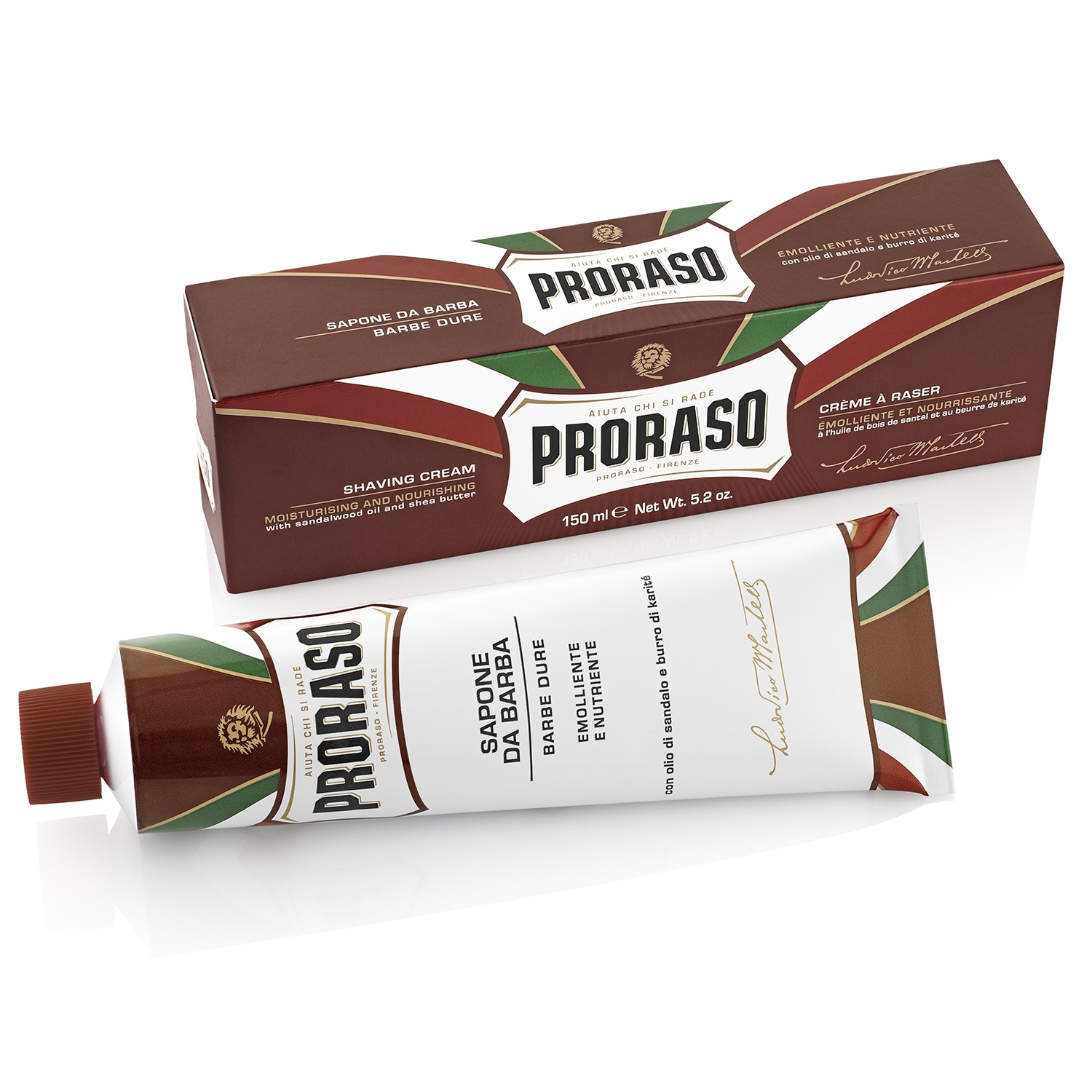 PRORASO RED SHAVING SOAP IN A TUBE 150ML