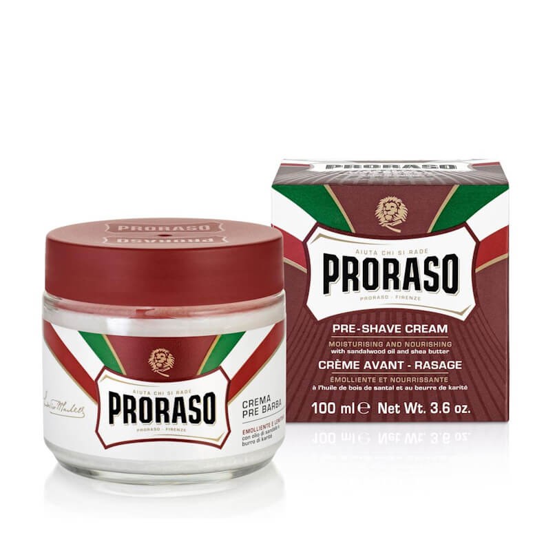PRORASO RED PRE-SHAVING CREAM 100ML