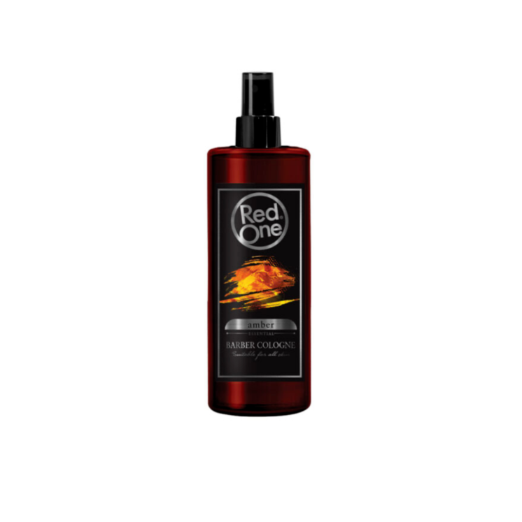 Frasco spray Vermelho de colónia para barbear Red One Amber