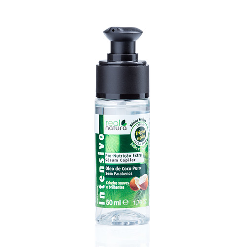 Real Natura Sérum Capilar Pro-Nutrição Extra coco Puro 50ml