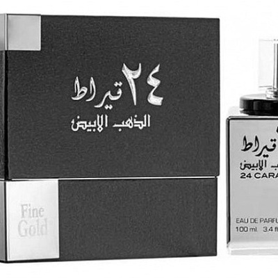 24&#x20;Carat&#x20;White&#x20;Gold&#x20;Lattafa&#x20;Unissex&#x20;100ml