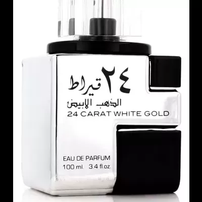 24&#x20;Carat&#x20;White&#x20;Gold&#x20;Lattafa&#x20;Unissex&#x20;100ml