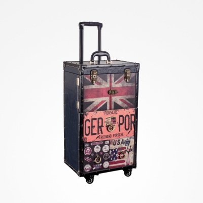 PerfectBeauty Mala Trolley Barbeiro Country Blue