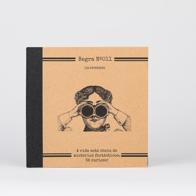 Caderno Regra #011 "Life is full of wonderful secrets. Be curious!" Caderno Regra #011 "Life is full of wonderful secrets. Be curious!"