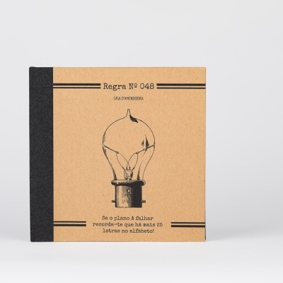 Caderno Regra #048 "Remember that if plan A fails there are 25 more letters in the alphabet!" Caderno Regra #048 "Remember that if plan A fails there are 25 more letters in the alphabet!"