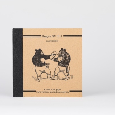 Caderno Regra #001 “Life is a game. To win learn the rules!”
