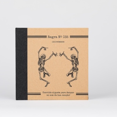 Caderno Regra #035 "Invite someone to dance to the sound of your song!" Caderno Regra #035 "Invite someone to dance to the sound of your song!"