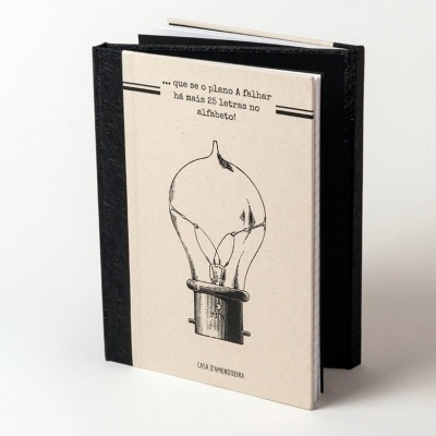 Caderno Duplo "Focus on what is important and remember if plan A fails there are 25 more letters in the alphabet! " Caderno Duplo "Focus on what is important and remember if plan A fails there are 25 more letters in the alphabet! "