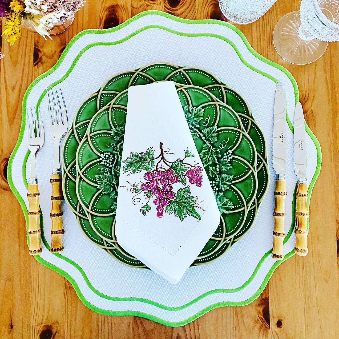 Guardanapo&#x20;cacho&#x20;de&#x20;uva