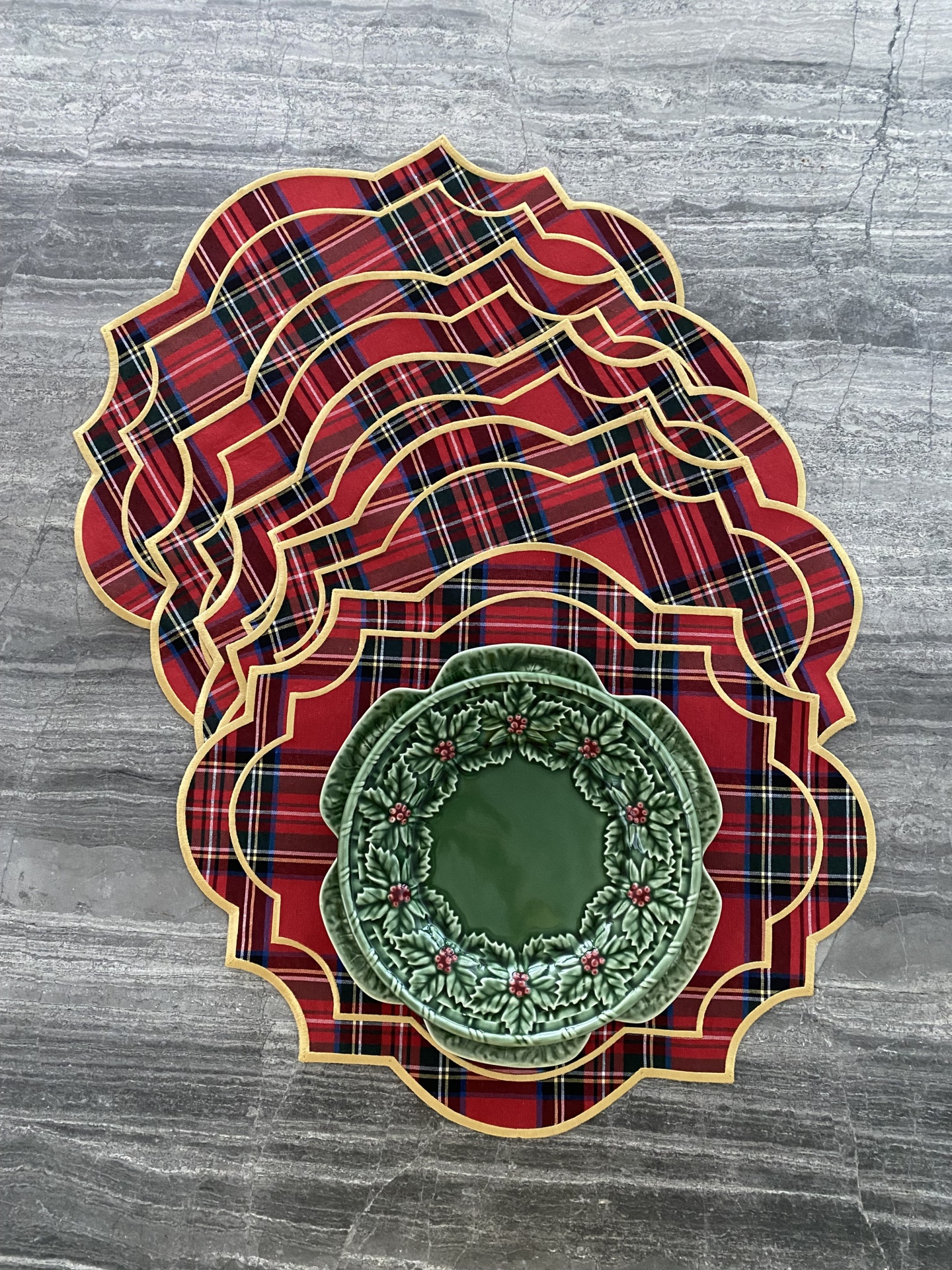 Kit&#x20;6&#x20;individuais&#x20;de&#x20;mesa&#x20;L&#x00FA;cia&#x20;&#x28;algod&#x00E3;o&#x29;