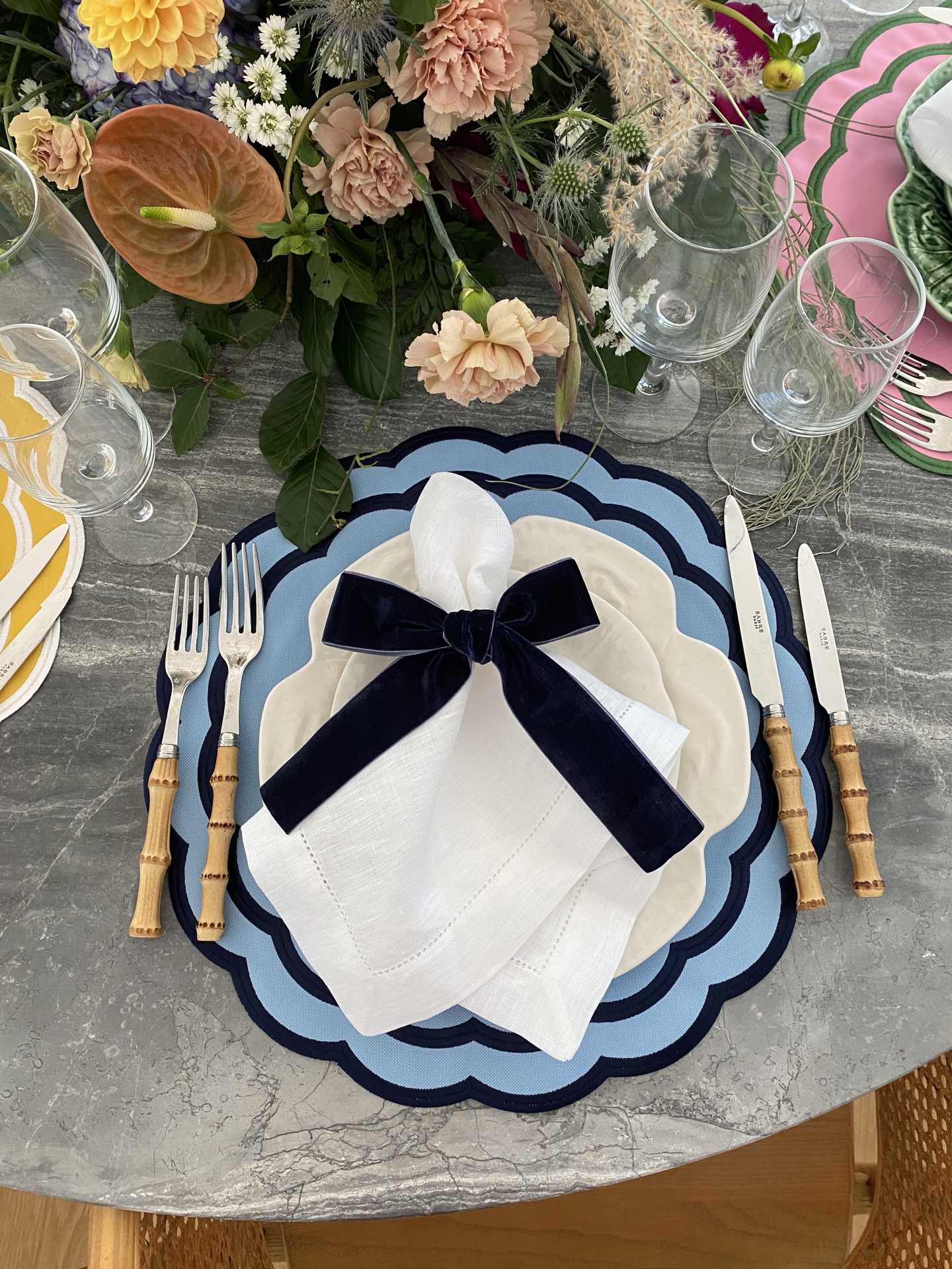 Individual&#x20;de&#x20;mesa&#x20;amor&#x20;azul&#x20;&#x28;imperme&#x00E1;vel&#x29;