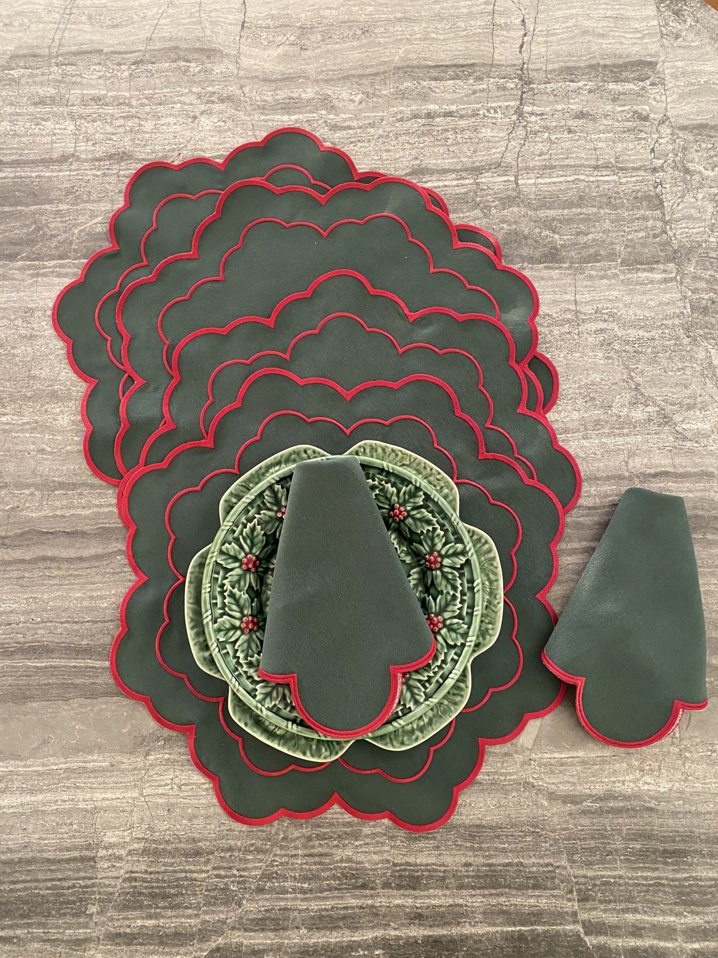 Kit&#x20;6&#x20;individuais&#x20;&#x2B;&#x20;6&#x20;guardanapos&#x20;&#x28;algod&#x00E3;o&#x29;