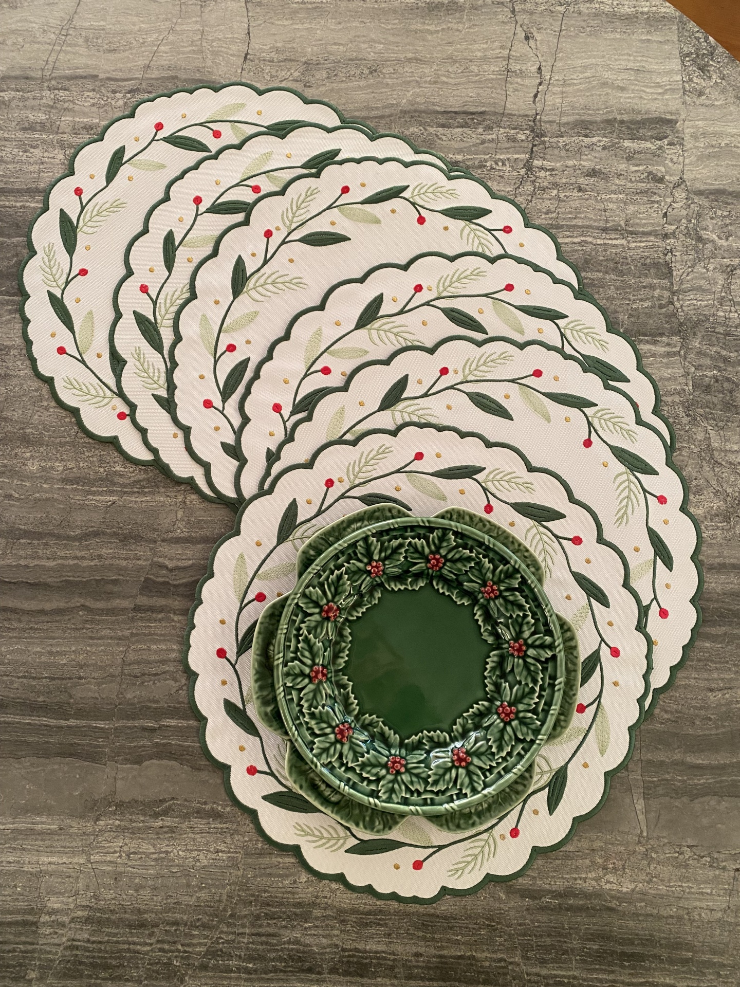 Kit&#x20;6&#x20;individuais&#x20;de&#x20;mesa&#x20;&#x28;Imperme&#x00E1;vel&#x29;