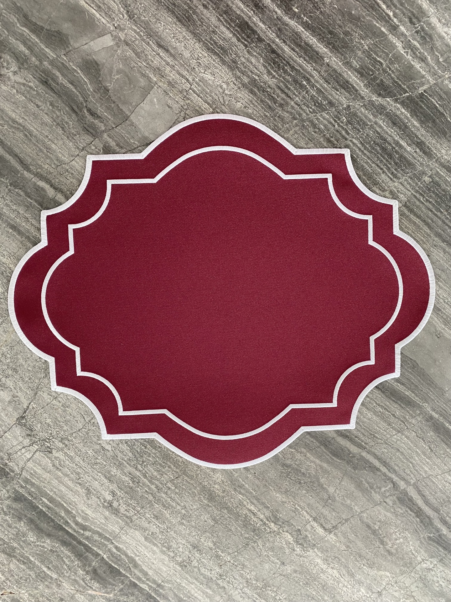 Individual de mesa Lúcia vinho (impermeável)