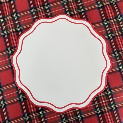 Individual&#x20;de&#x20;mesa&#x20;Luna&#x20;vermelho&#x20;&#x28;imperme&#x00E1;vel&#x29;