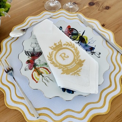 Guardanapo&#x20;Moldura&#x20;Coroa