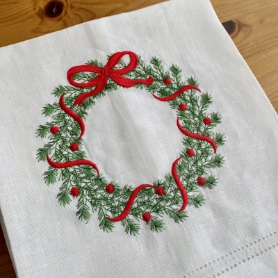 Toalha&#x20;de&#x20;rosto&#x20;Grinalda&#x20;de&#x20;Natal&#x20;1