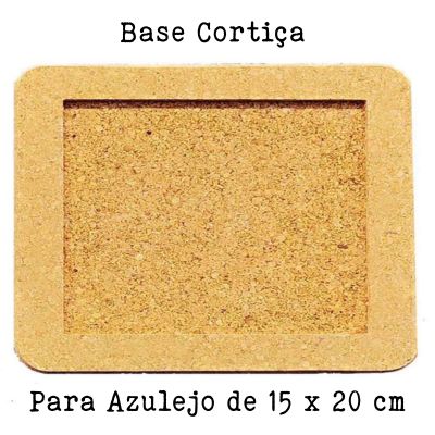 Base de Cortiça Redonda para Azulejos 15 x20