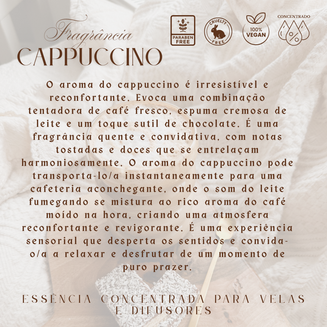 ☕ Fragrância Cappuccino - Gourmand