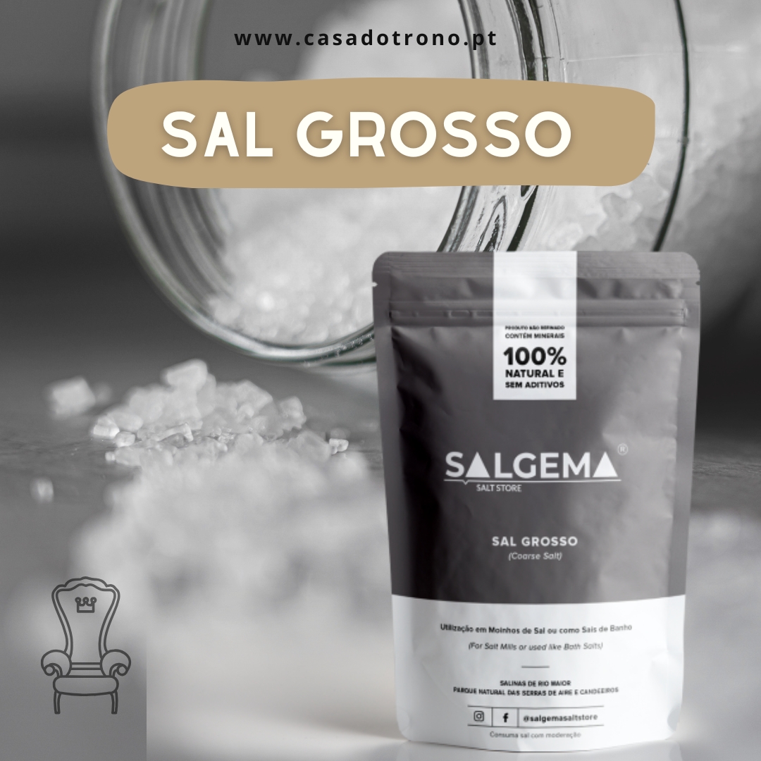 Sal Grosso 100% Natural - 500 gr