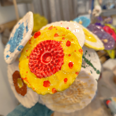 Flores de Cerâmica - Girassol