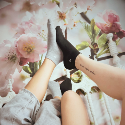 Meia Curta em Fibra de Bambu