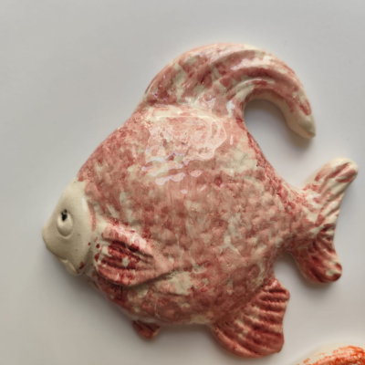 Peixes Cerâmica Decorativa