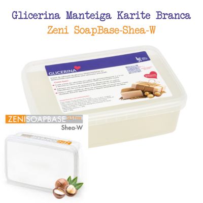 Glicerina Branca com Manteiga de Karité – Zeni SoapBase-Shea-W