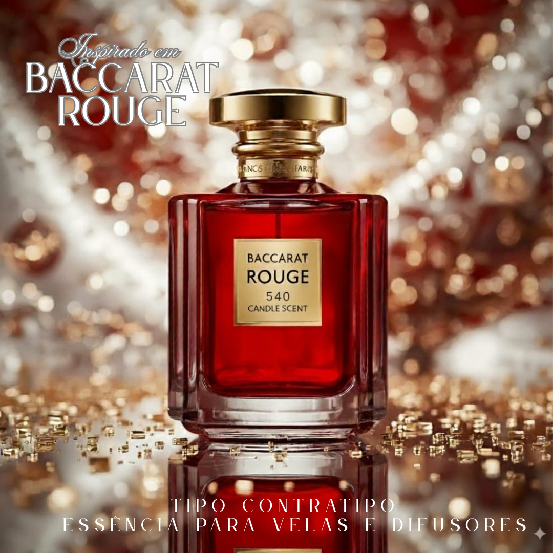 🟥🖤 Fragrância Inspirada em Baccarat Rouge – Tipo Contratipo