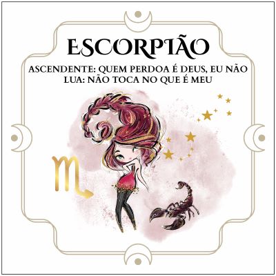 Azulejo signo "Escorpião"