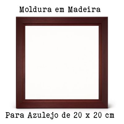 Moldura em Madeira para Azulejo 20x20 cm