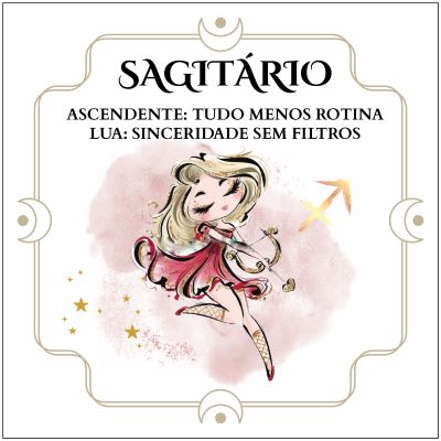 Azulejo signo "Sagitário"