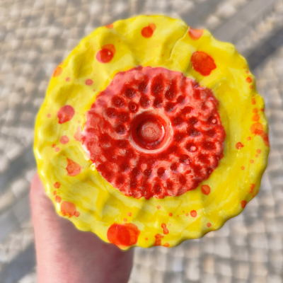 Flores de Cerâmica - Girassol