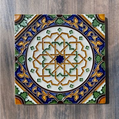 Azulejo Cuenca em Cerâmica - Verde1