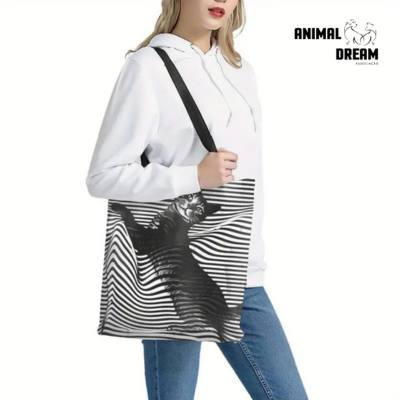 Tote Bag com Gatos P&B