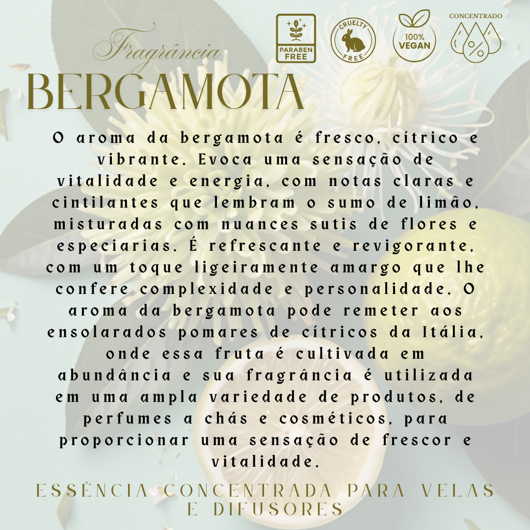 🍋 Fragrância Bergamota - Fruity & Citrusy