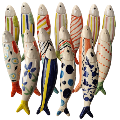 Sardinhas Cerâmica - Série Laranja