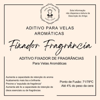 Aditivo Fixador de Fragrância para Velas Aromáticas